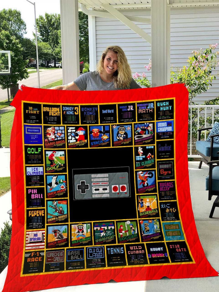 Nintendo V2 Quilt Blanket