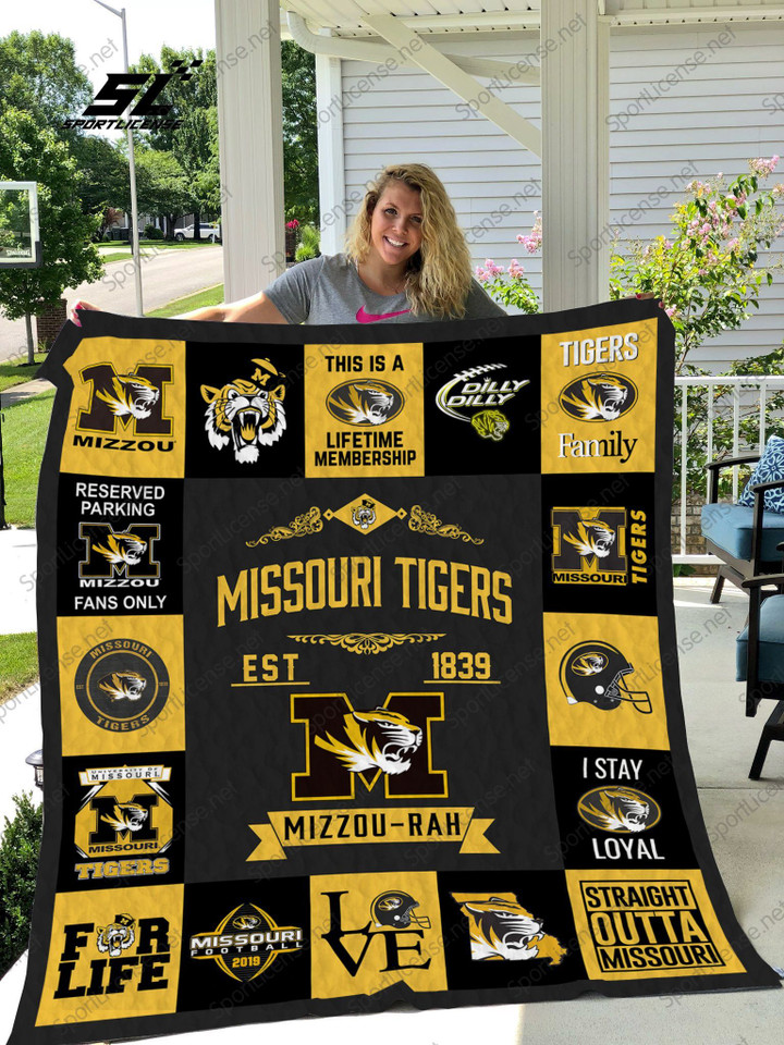 Missouri Tigers Quilt Blanket 01