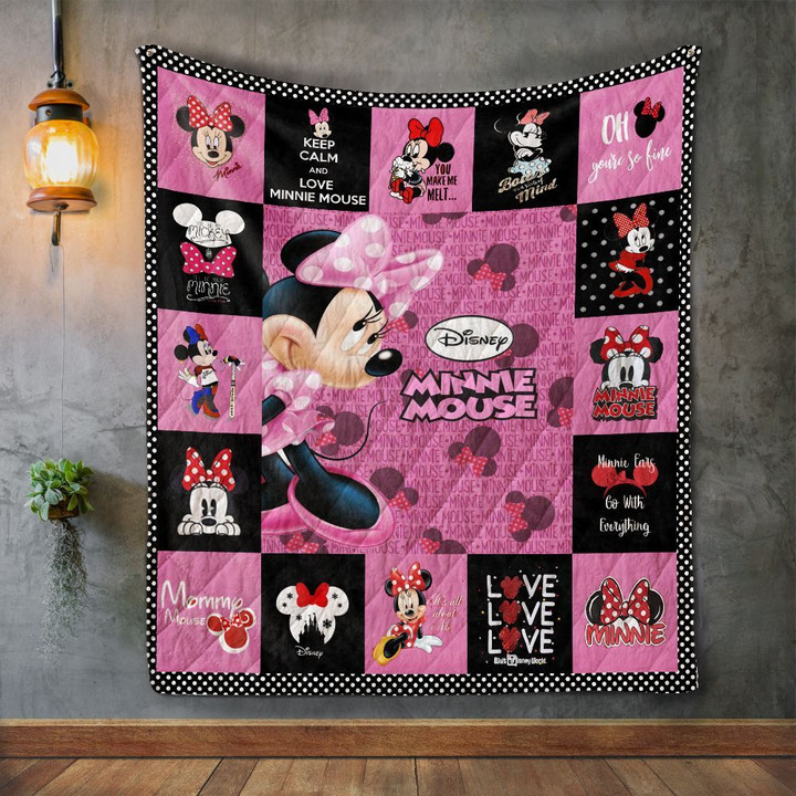 Minnie Mouse Quilt Blanket