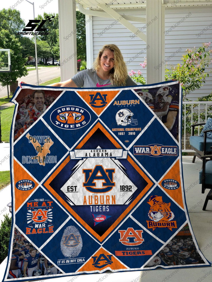 Auburn Tigers Quilt Blanket