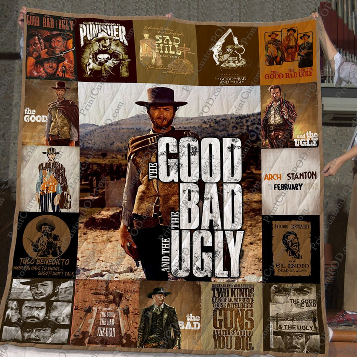 The Good The Bad Amp The Ugly T-Shirt Quilt Blanket Ver1