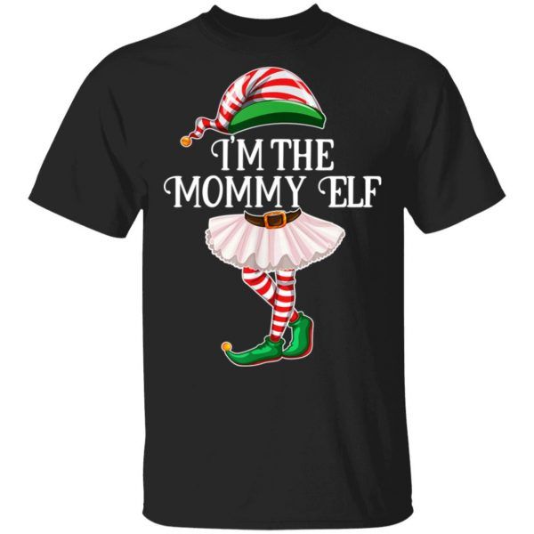 I'm The Mommy Elf Matching Family Pajamas Christmas Gift Shirts