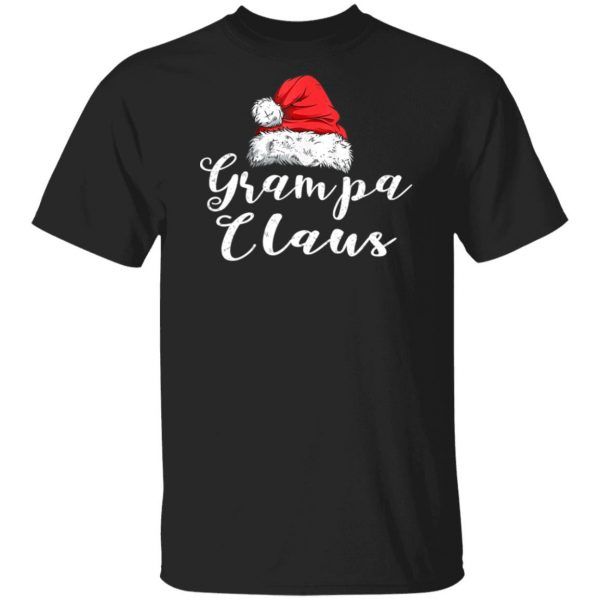 Funny Grampa Claus Matching Family Group Christmas Grampa Gift Shirt