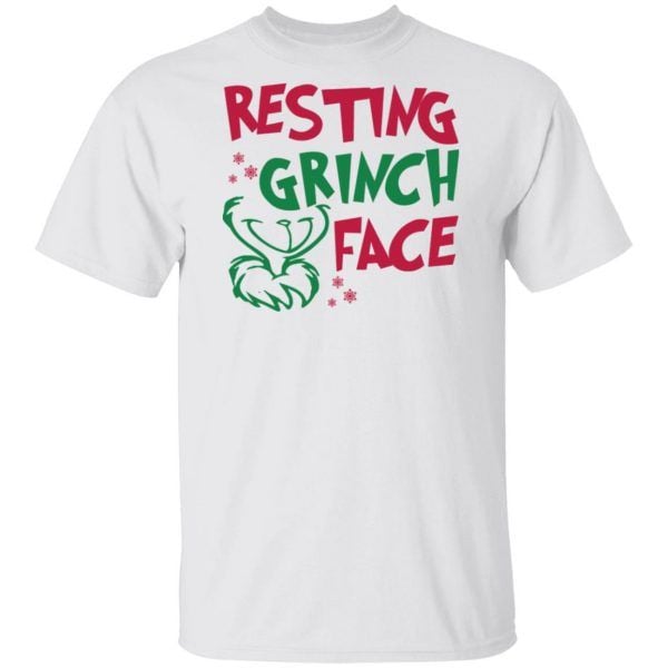 Resting Grinch Face Christmas Funny T Shirt