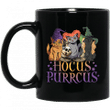 Hocus Purrcus Halloween Witch Cats Funny Parody Mug
