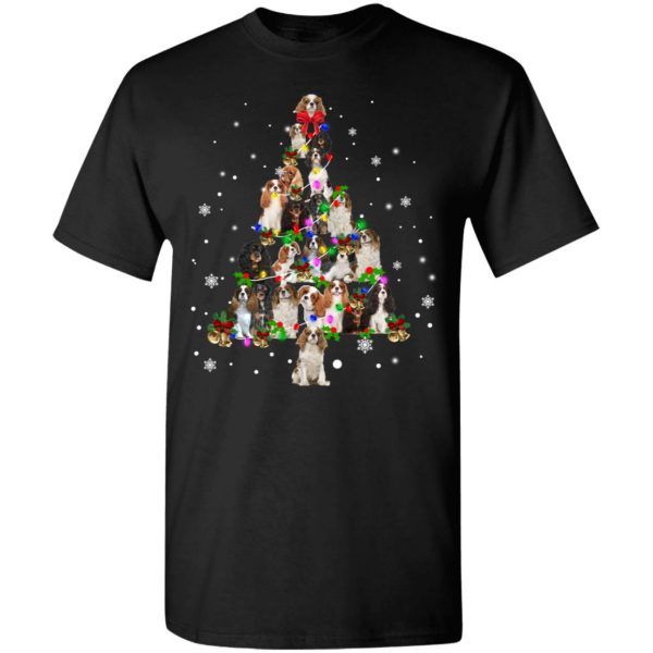 Christmas Lights Cavalier King Charles Spaniel Dog Christmas Tree Shirt