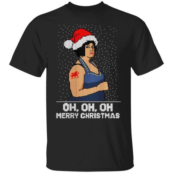 Nessa Jenkins Oh Oh Oh Merry Christmas Ugly Sweater Shirt Xmas Gift