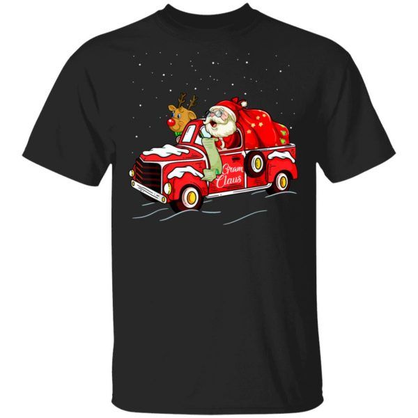 Funny Gram Claus Truck Grandma Christmas Gifts Shirt