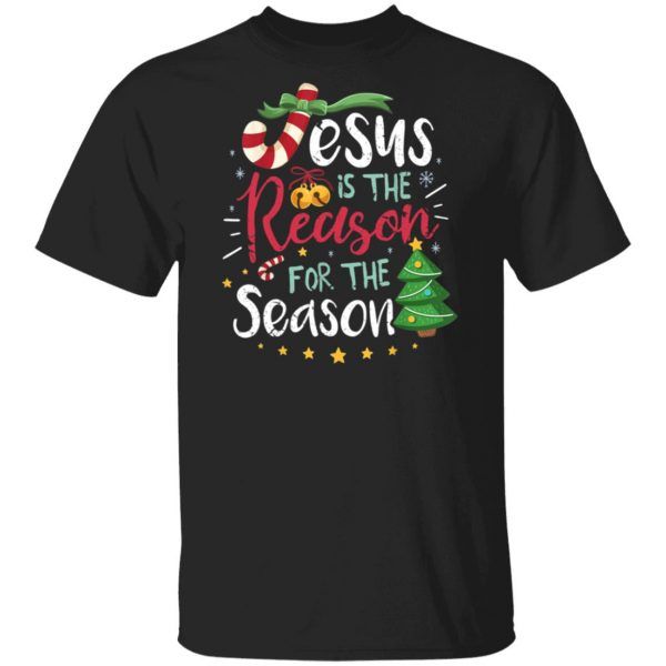 Christian Jesus The Reason Christmas Stocking Stuffer Gift Shirt