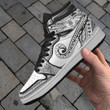 Niue Custom Shoes - Polynesian Pattern JD Sneakers Black And White