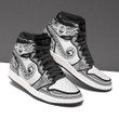 Guam Custom Shoes - Polynesian Pattern JD Sneakers Black And White