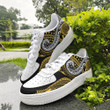 The Native Love - Polynesian AF Sneakers - Gambier Islands Flag And Coat Of Arms Custom Shoes