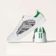 Personalized Shoes - Polynesian Custom Name Sneakers Norfolk Island Flag And Coat Of Arms Custom Skate Shoes