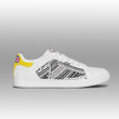 Personalized Shoes - Polynesian Custom Name Sneakers Niue Flag And Coat Of Arms Custom Skate Shoes