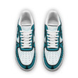 Polynesian AF Sneakers - Polynesian Fish Hook Custom Shoes Turquoise Colour