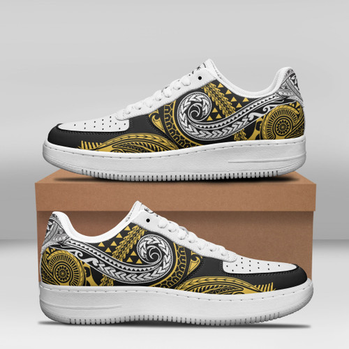 Polynesian AF Sneakers - Chuuk Coat Of Arms Custom Shoes
