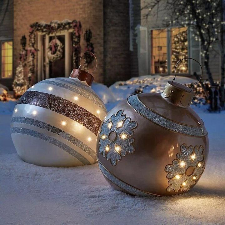 Outdoor Christmas PVC inflatable Decorated Ball🎈 Early Christmas Sale 🔥