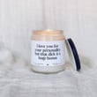 Love You For Personality Soy Wax Candle Funny Valentine Gift