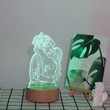 Custom Shape 3D Led Lamp, LED 7 Color Light