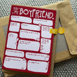 Boyfriend Valentine's Day Anniversary Card
