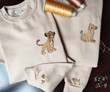 Embroidered Lion King Couple embroidered Matching Set