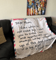 Letter to Mom Blanket