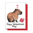 Capy Valentine's Day Capybara Happy Vday Love Card