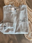 Custom Mom Embroidered Sweatshirt With Kids Names