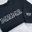 Personalized EST. Mama Embroidered Crewneck