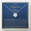 To My Boyfriend's Mom Gift Love Knot Necklace