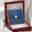 To My Boyfriend's Mom Gift Love Knot Necklace