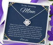 Mother's Day Gift From Little Boy Love Knot necklace