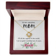 Mother's Day Funny gift Mom Love Knot necklace