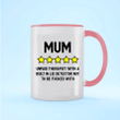 Mum 5 stars (custom)