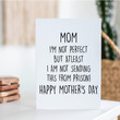 Funny Mother'S Day Card For Mom, Funny Card From Son Daughter