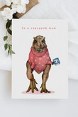 Funny Mother's Day Card, Roarsome Mum