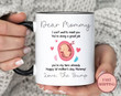 Mother's Day Gift, Dear Mommy I Can't Wait To Meet You Mug