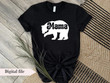 Retro Mama Bear T-shirt