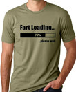 Fart Loading Funny T-shirt Dad Humor Tee