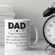 Thanks For Being My Dad Your Favorite Funny Dad Coffee Mug