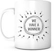 We Have A Winner Coffee Mug