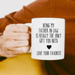 Father Of The Groom Gift, Father In Law Coffee Mug