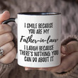 Funny Father-in-law Cup from Daughter in Law and Son in Law