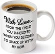 Funny Step Dad Mug from Stepdaughter Stepson