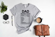 Dad Nutrition Facts Shirt, Dad Shirt, Fathers Day Shirt, Funny Dad Tee