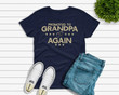 Promoted To Grandpa Again T-shirt, Grandfather Shirt, Pregnancy Announcement Baby Reveal Gift