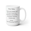 Dear Dad Funny Mug - Father's Day Mug - Gifts for Dad - Funny Gifts for Dad