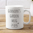 Grandpa's Garden Mug | Gifts For Grandpa |Grandpa Gifts