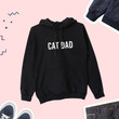 Cat Dad Hoodie, Cat Top, Cute Cat Dad Sweater, Father Cat Hoodie