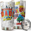 Super Dad My Hero Tumbler - Tumbler For Dad, Daddy, Father